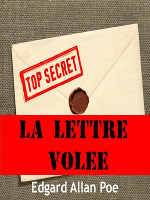 cover image of La lettre volée